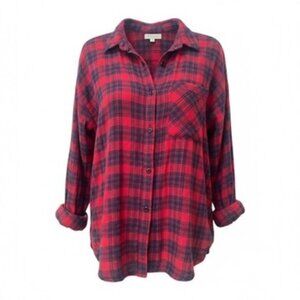 Flannel button-down shirt from the brand Love Notes size Small